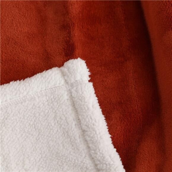 Reversible Printed Velvet Plush and Hampshire Faux Shearling Soft Bedding - Picture 3 of 6